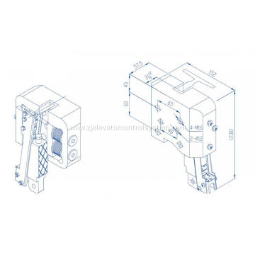 QJ2500A1 Progressive Safety Gear for Elevators